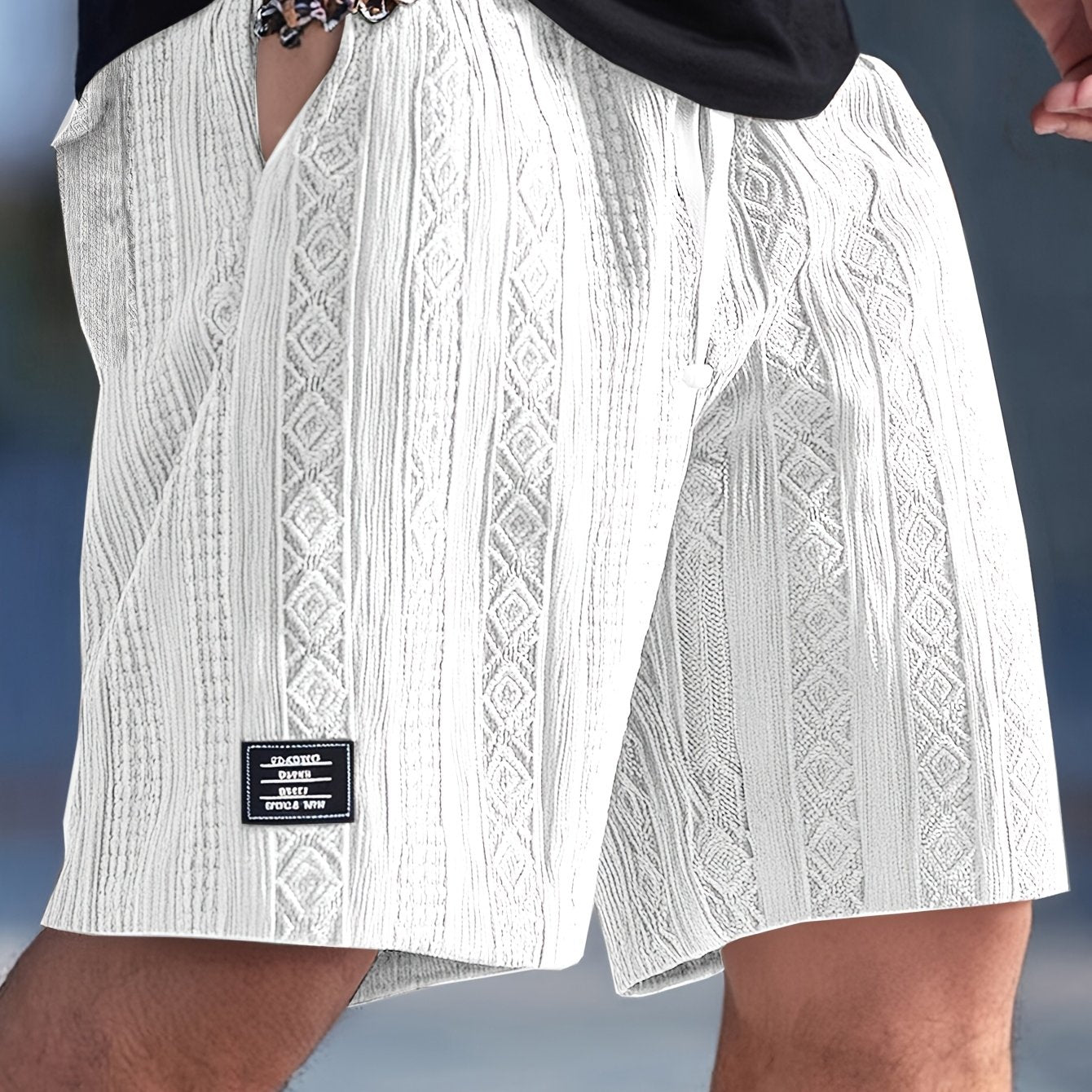 Varenzo Short Bermuda Texturé