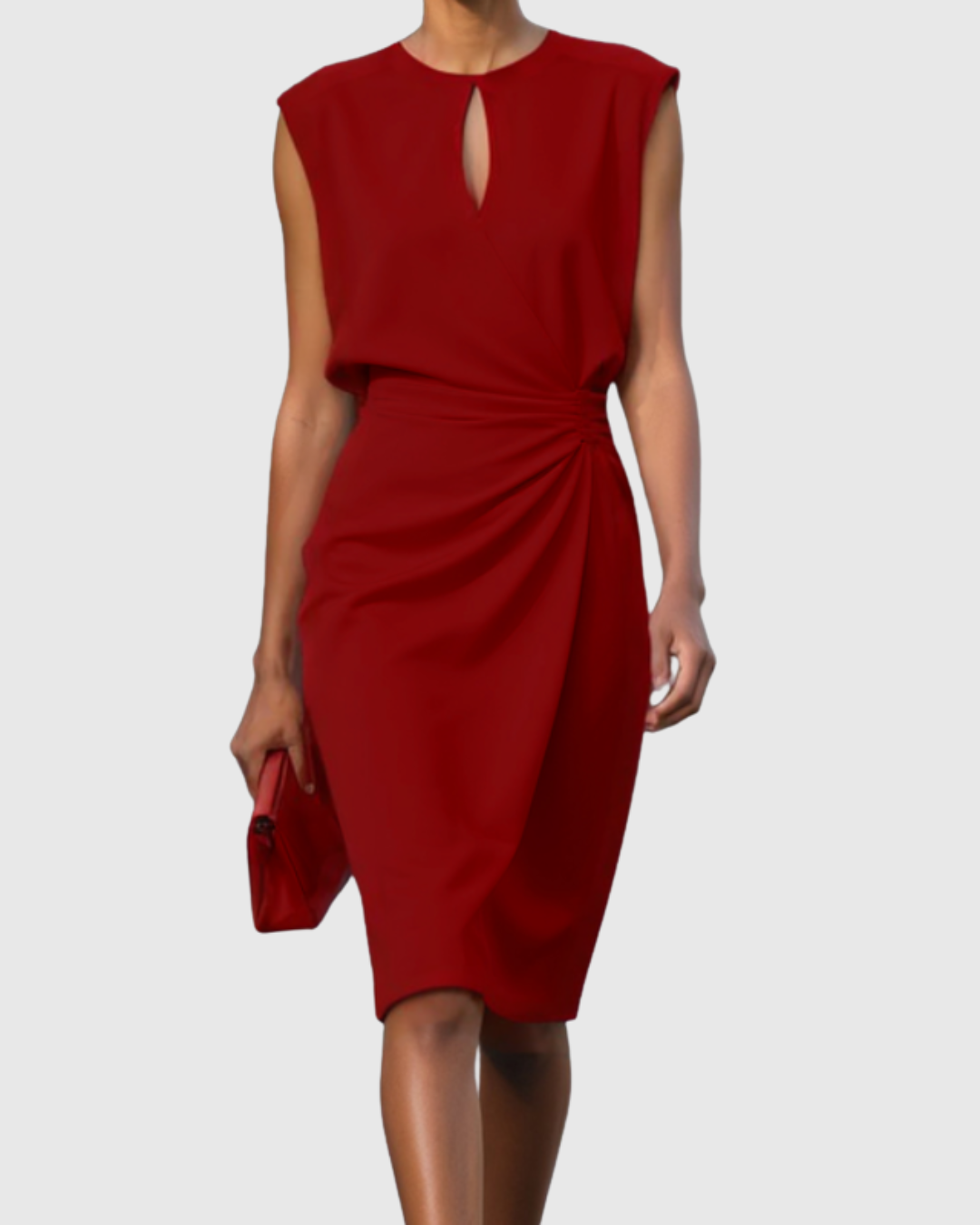 Seraphine Draped Midi Dress