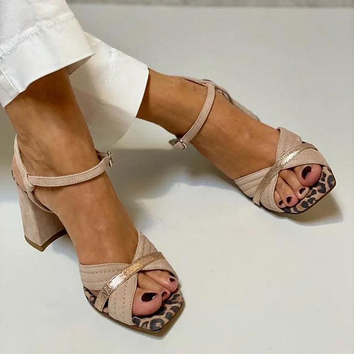 Sandales à talons Oliardi Lorrie à brides croisées