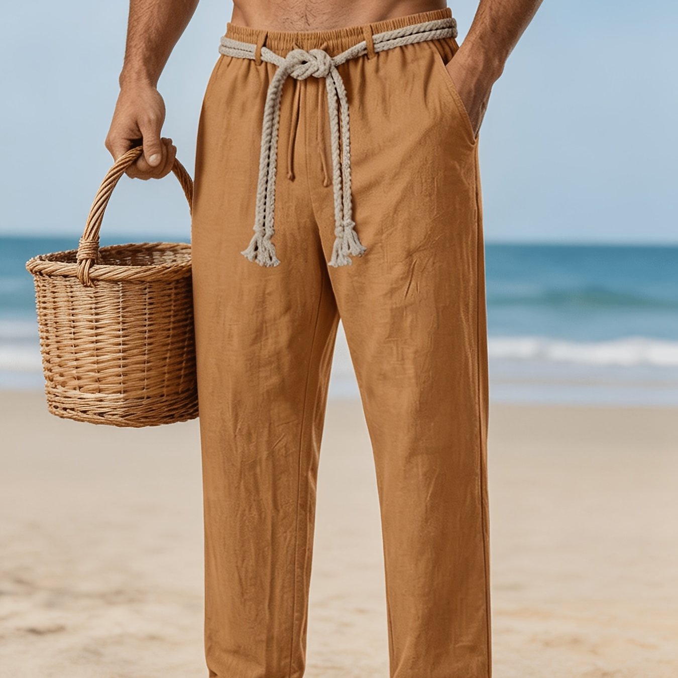 Marvello Pantalon en Lin