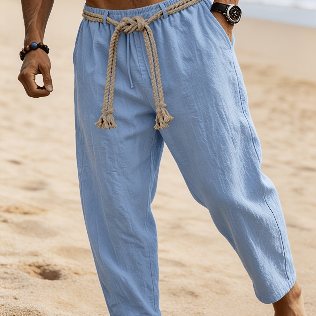Marvello Pantalon en Lin