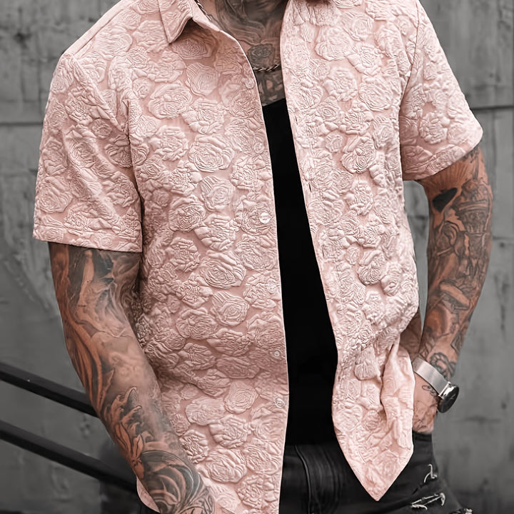 Valfiori Textured Floral Shirt
