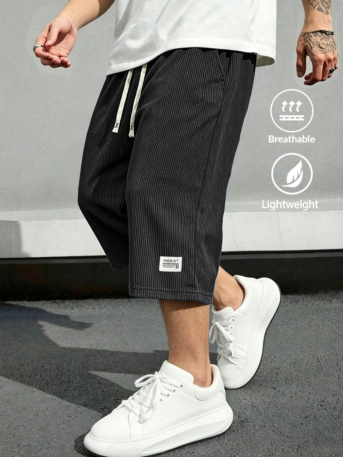 Rivaro Lightweight Cord Capri Pants