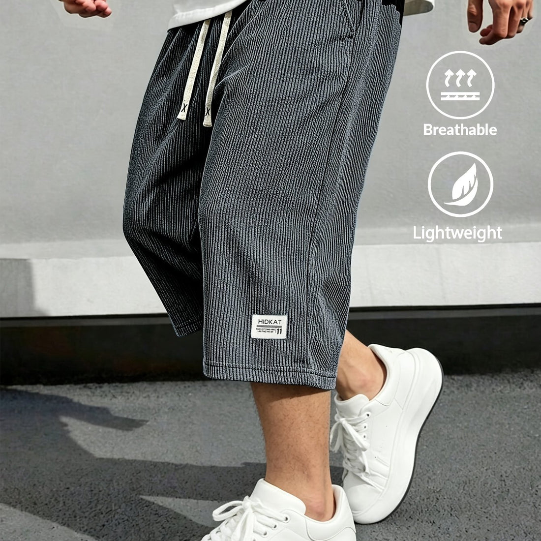 Rivaro Lightweight Cord Capri Pants