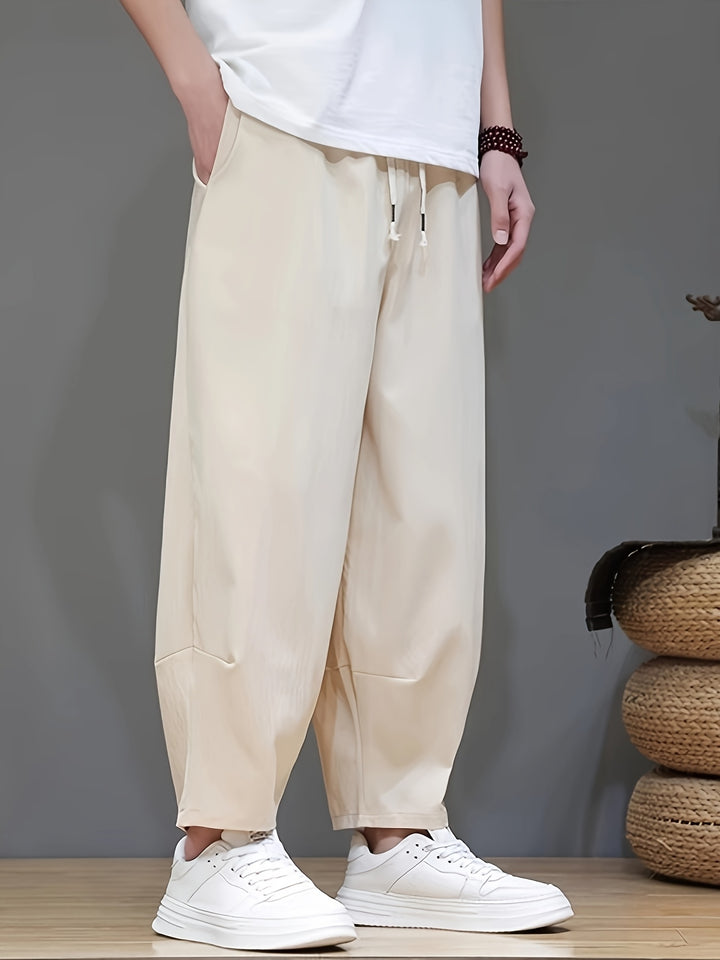 Alviero Relaxed Cropped Pants