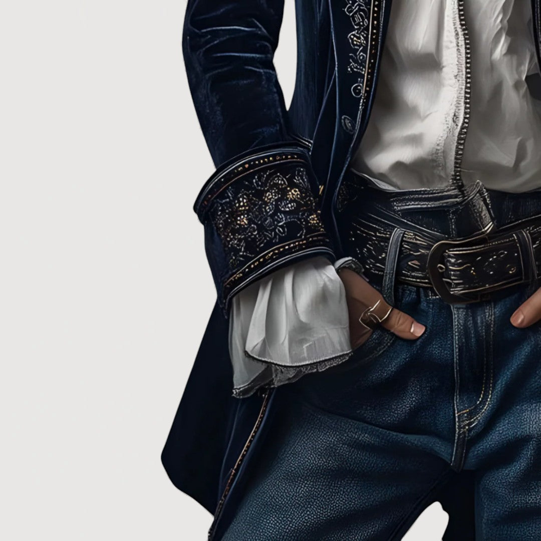 Oliardi Marina Velvet Structured Jacket
