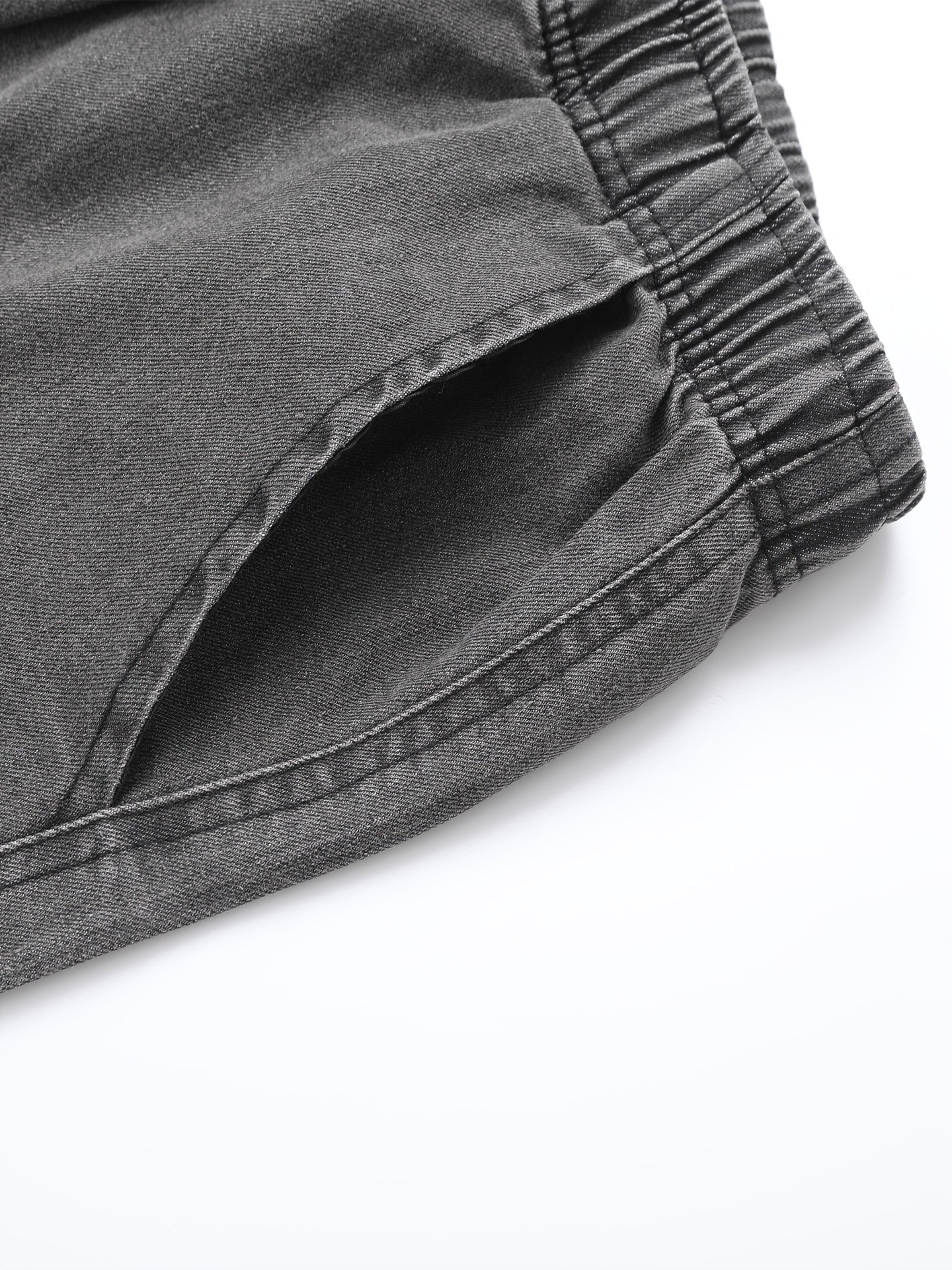 Rovello Short Cargo en Denim Délavé