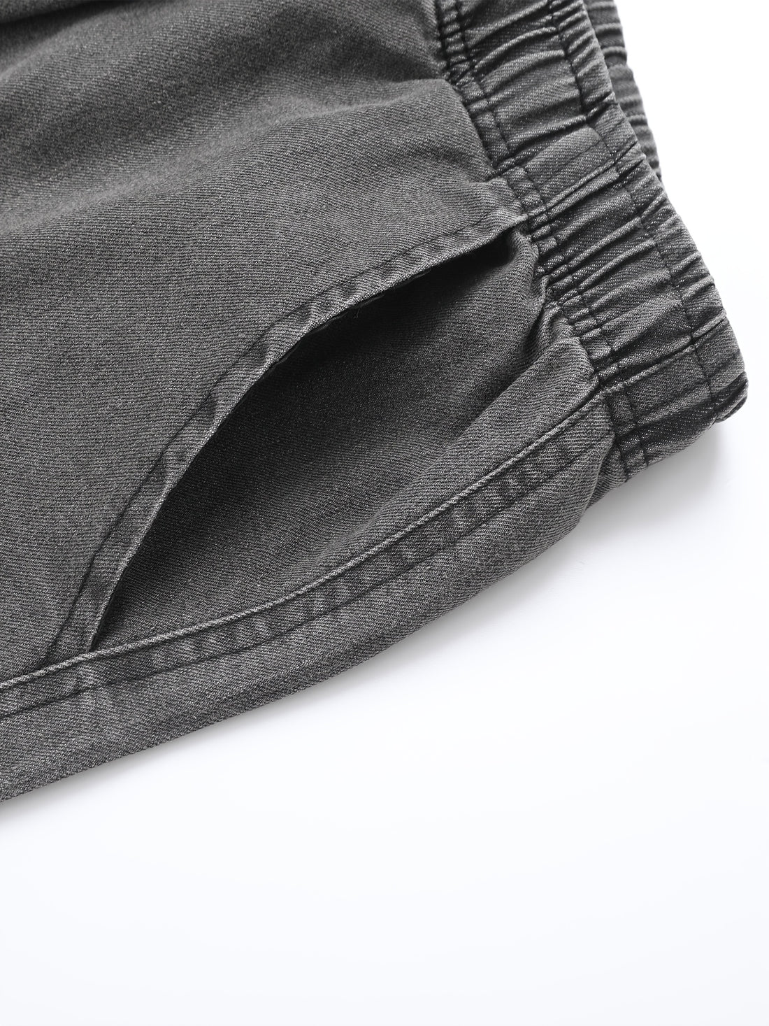 Rovello Short Cargo en Denim Délavé