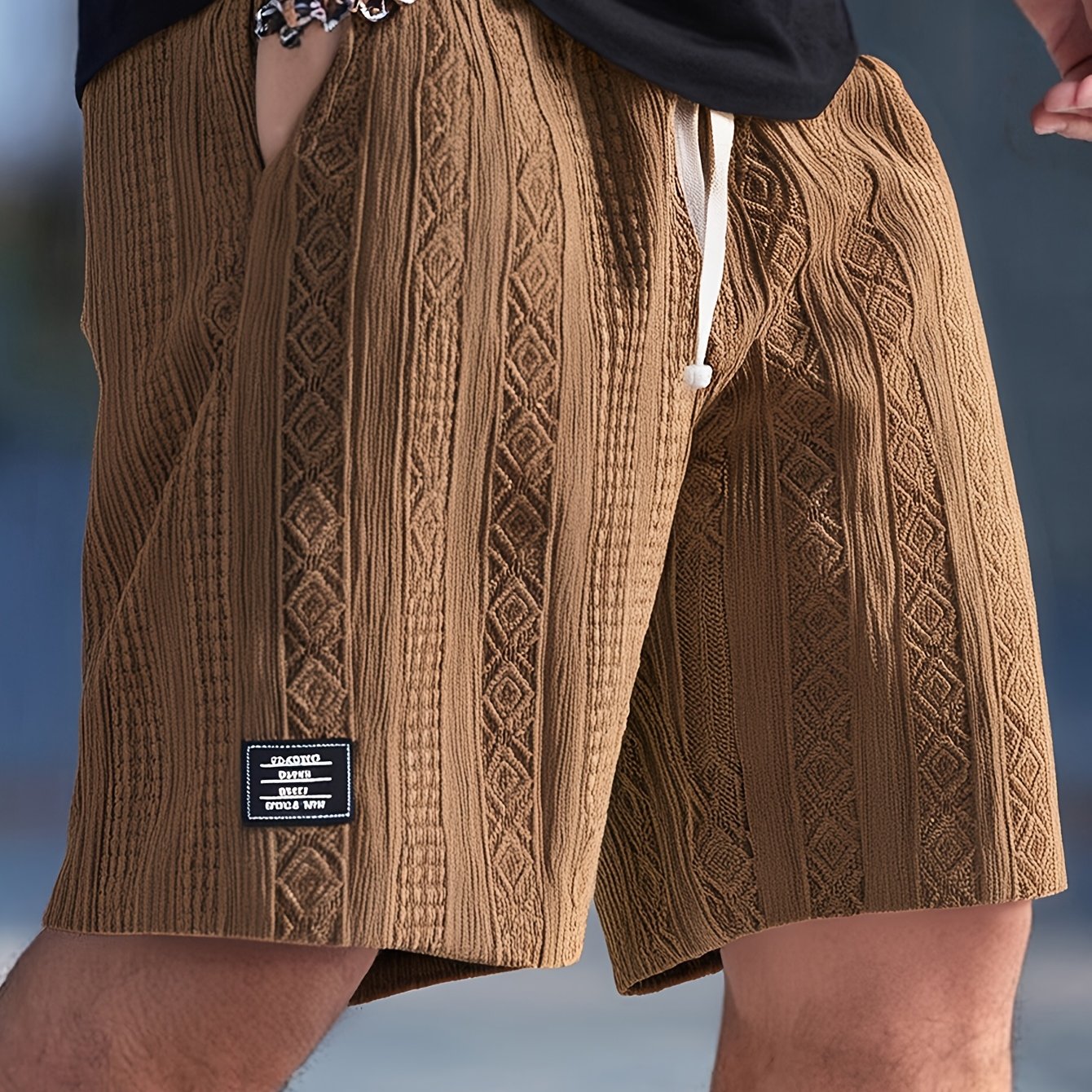 Varenzo Short Bermuda Texturé