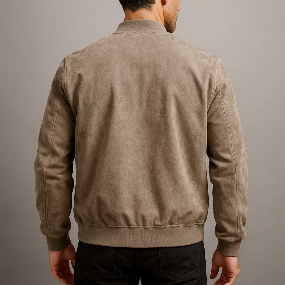 Blouson aviateur en daim Oliardi Riviera