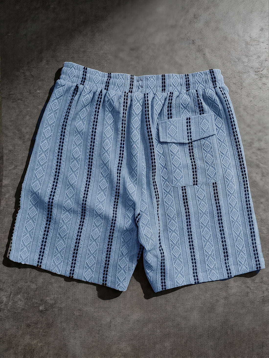Varenzo Short Bermuda Texturé