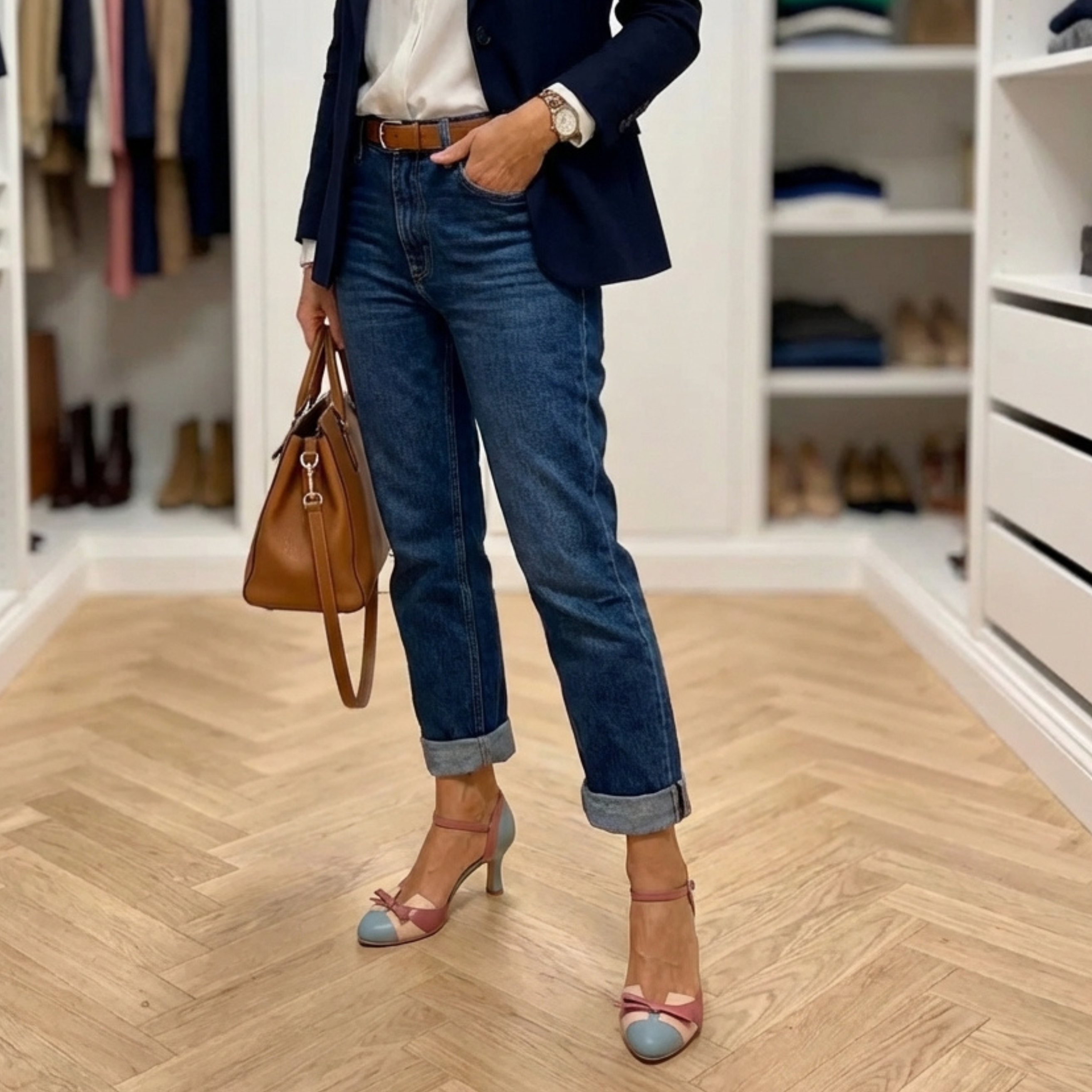 Oliardi Vintage Bow Sandals
