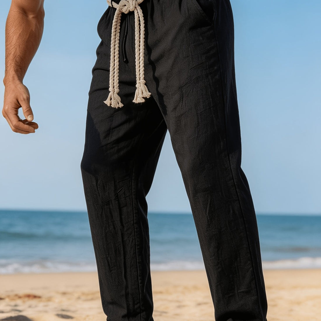 Marvello Pantalon en Lin