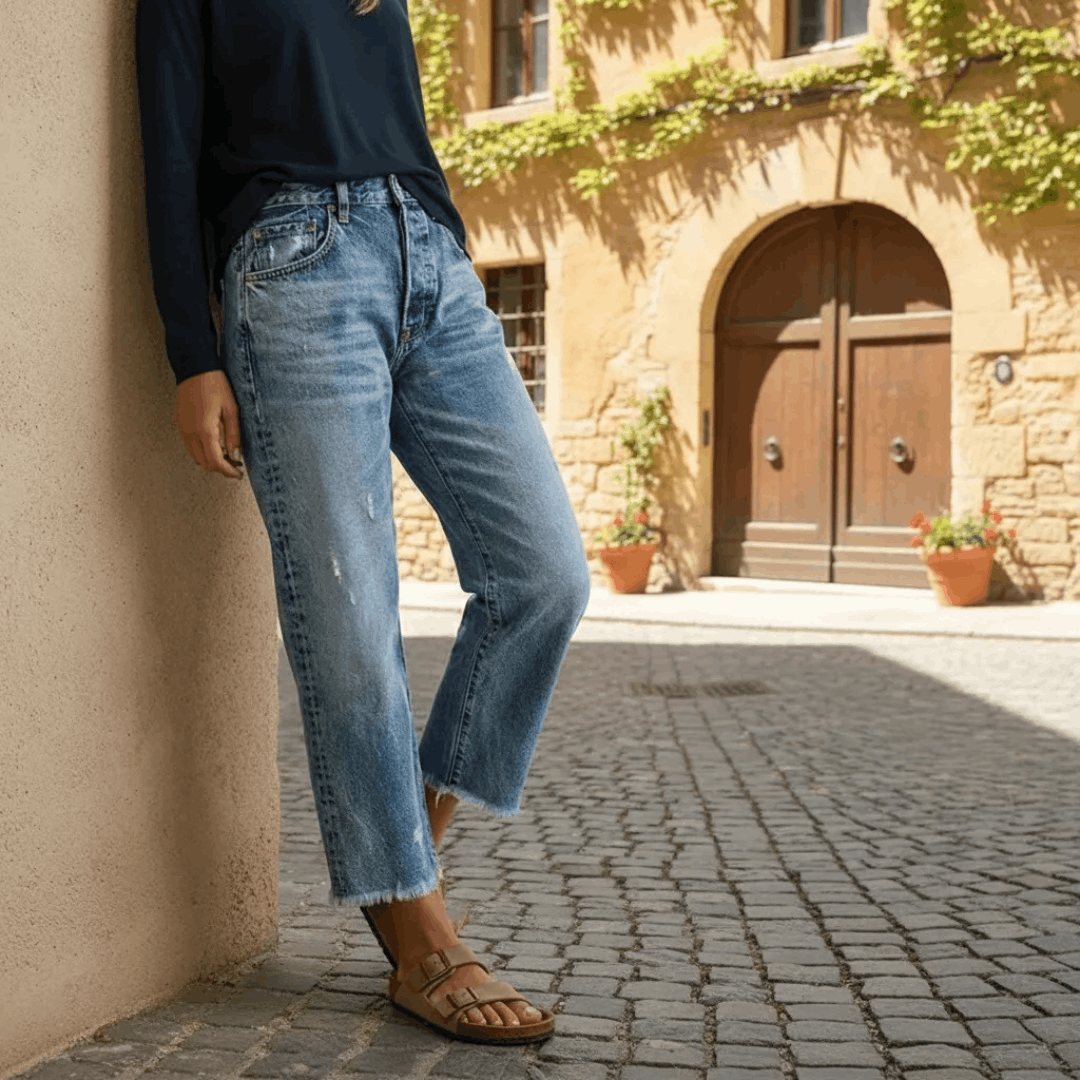 Aurelle Relaxed Cropped Jeans