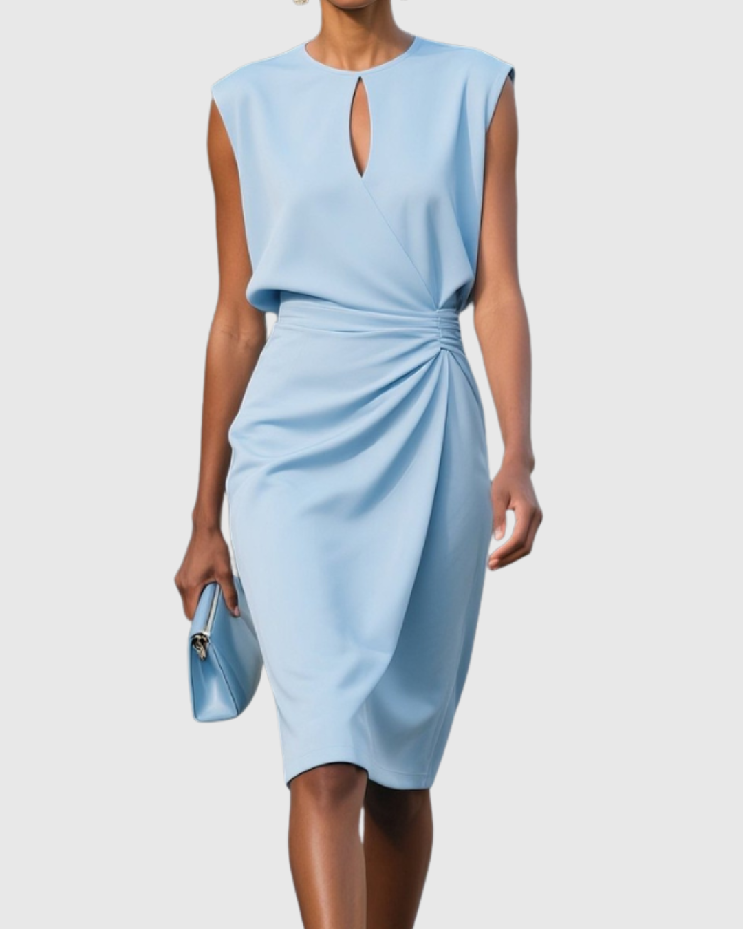 Seraphine Draped Midi Dress