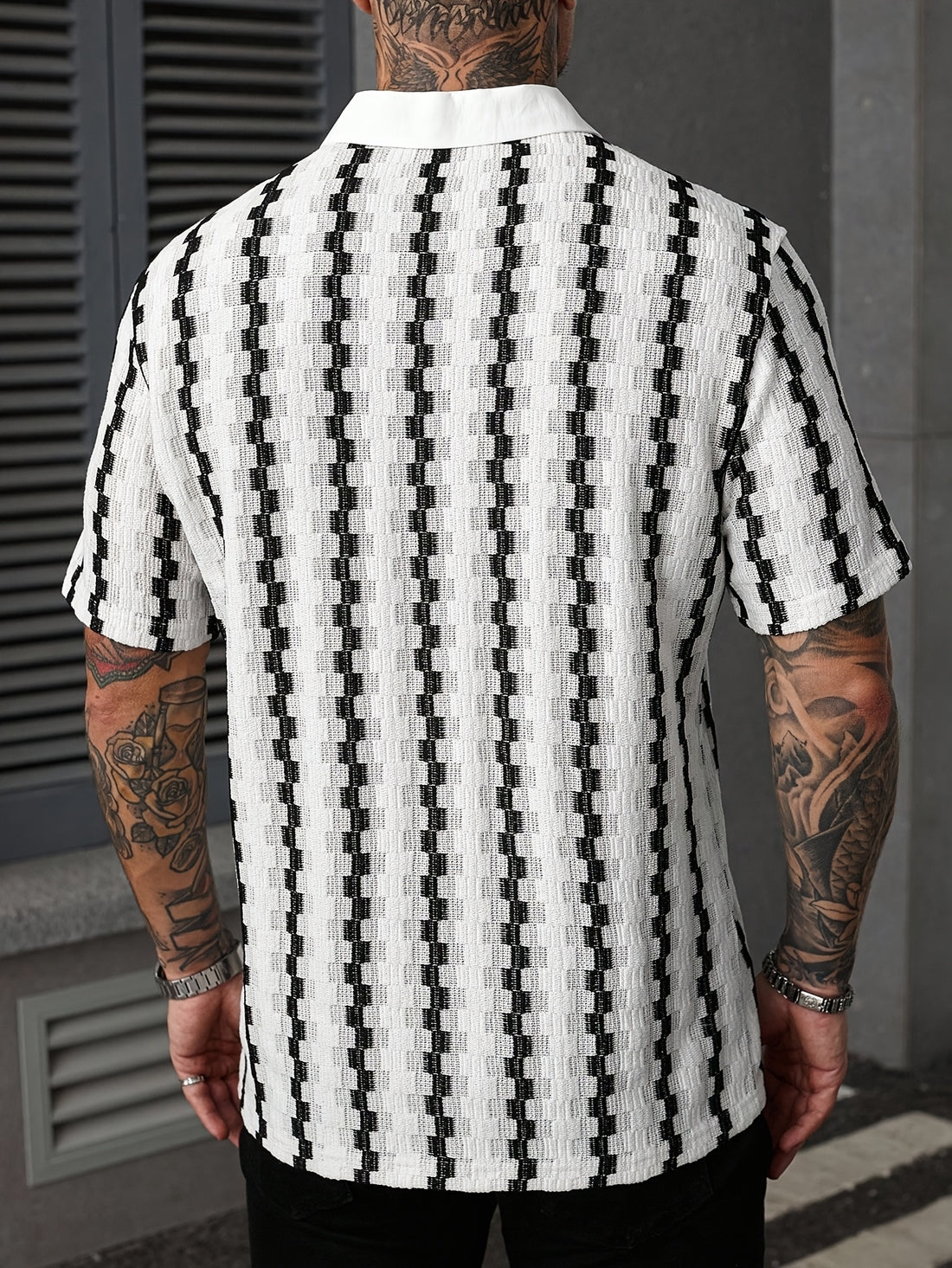 Montieri Jacquard Cuban Shirt