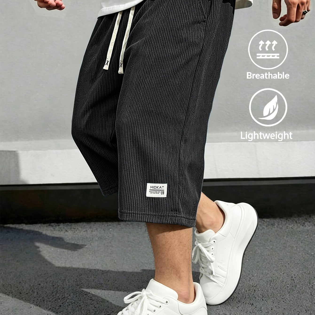 Rivaro Lightweight Cord Capri Pants