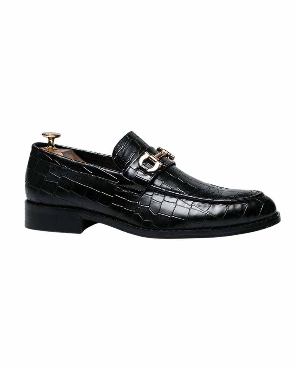 Oliardi Bernardo Leather Buckle Loafers