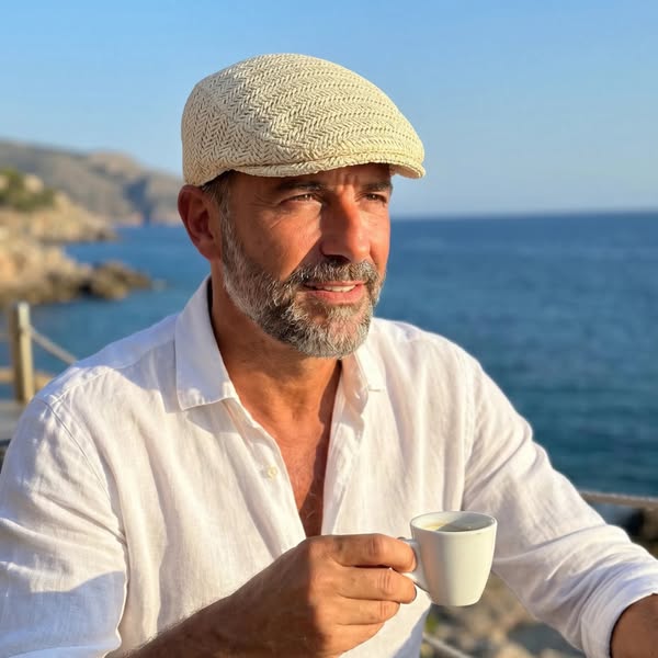 Oliardi Riviera Mesh Flat Cap