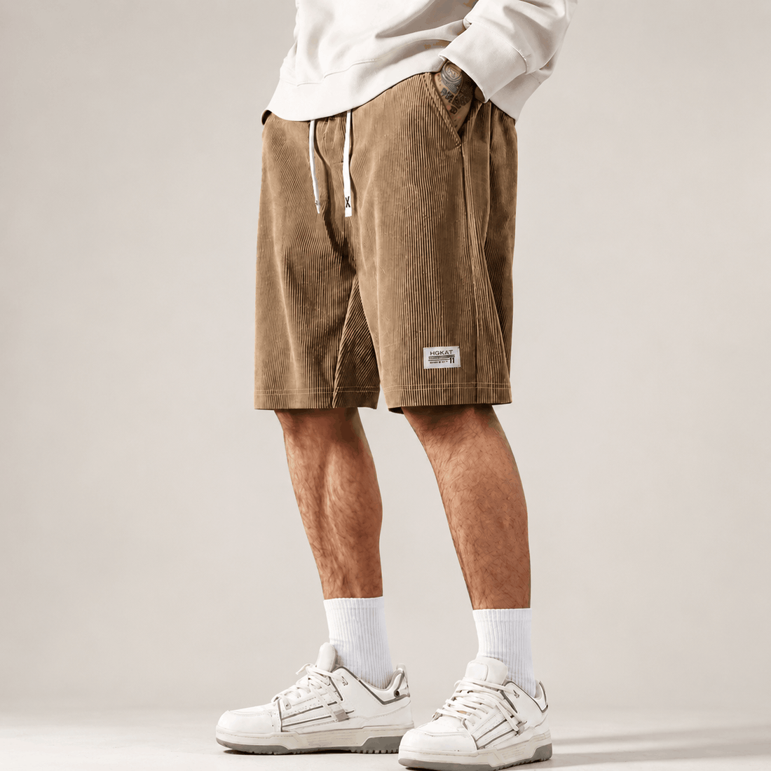 Rivaro Corduroy Relaxed Shorts