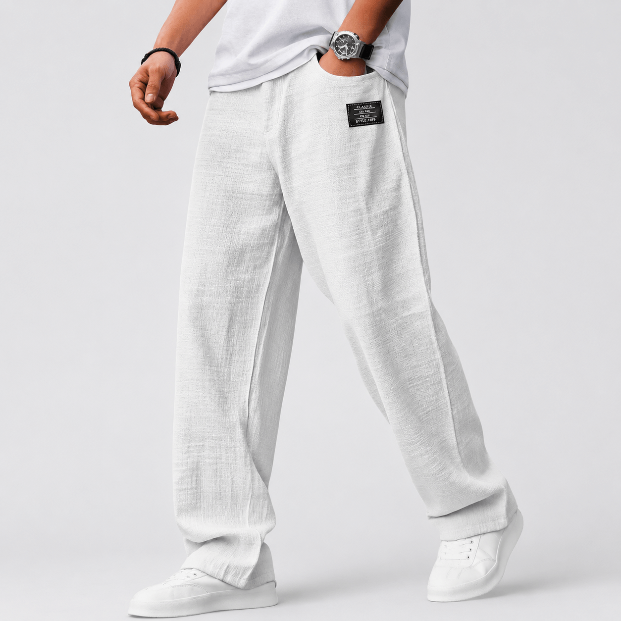 Albiano Relaxed Linen Touch Trousers