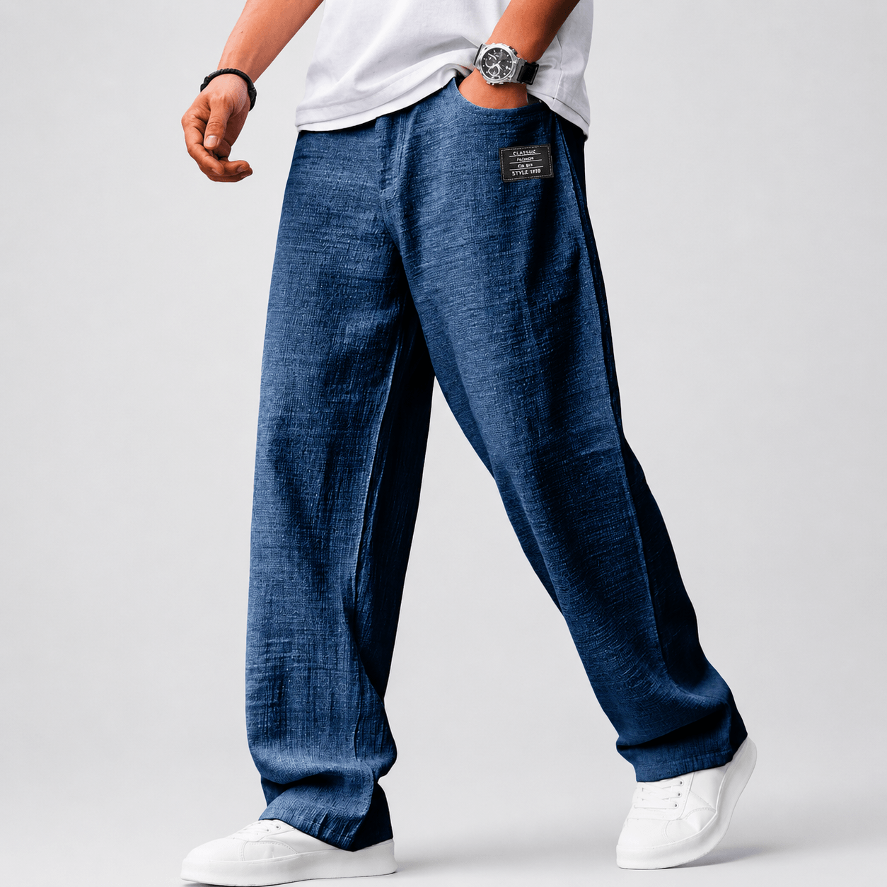 Albiano Relaxed Linen Touch Trousers