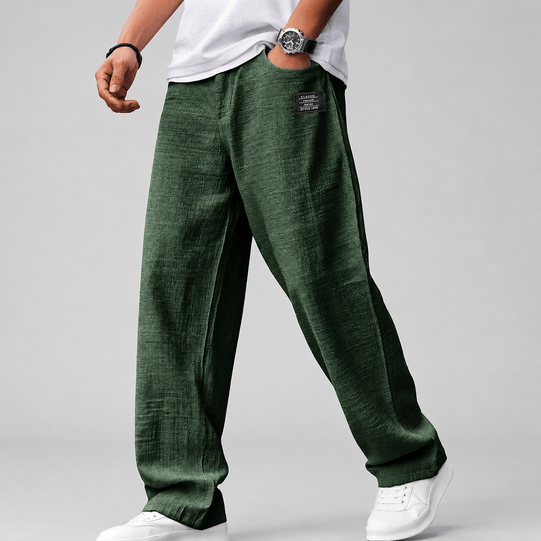 Albiano Relaxed Linen Touch Trousers