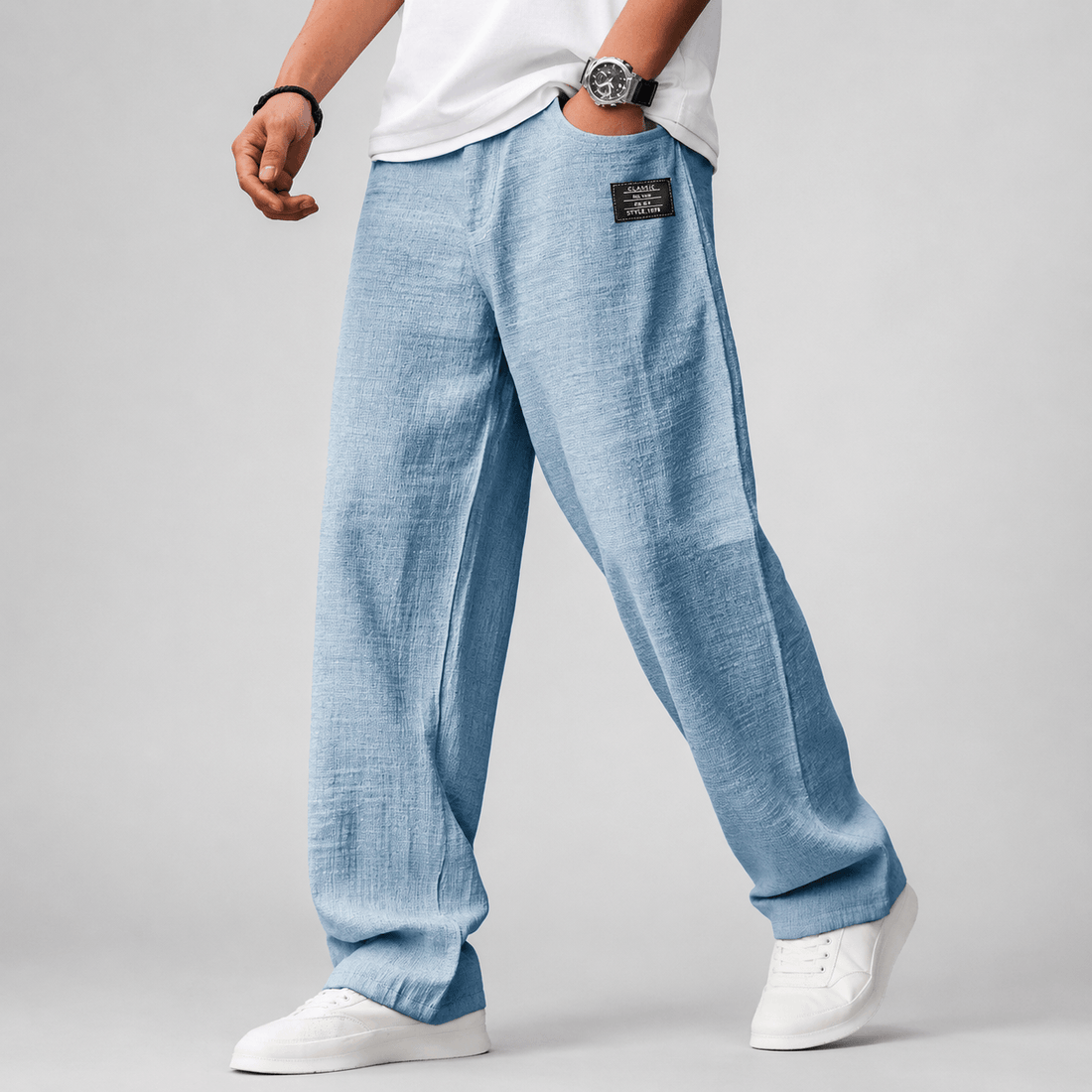 Albiano Relaxed Linen Touch Trousers