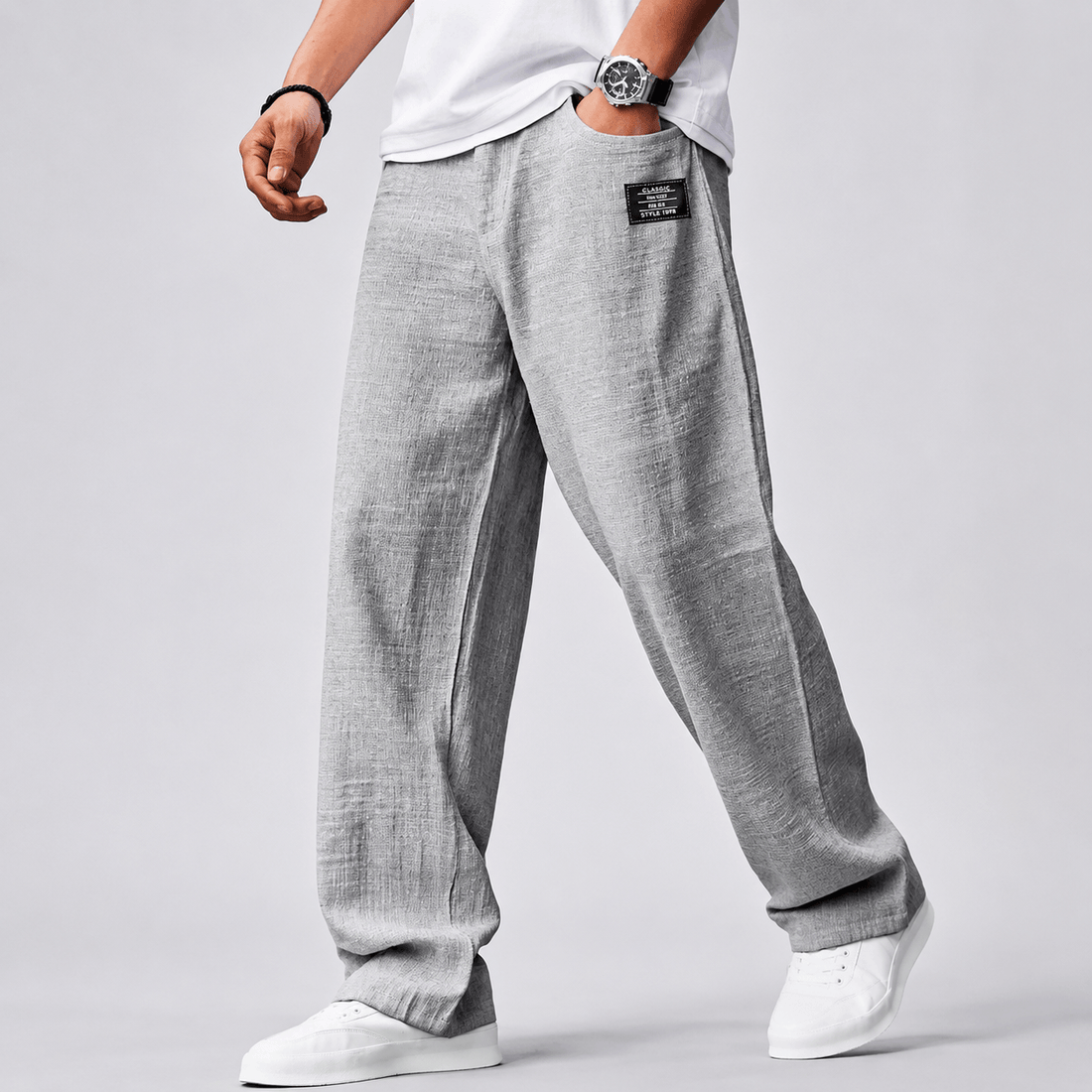 Albiano Relaxed Linen Touch Trousers