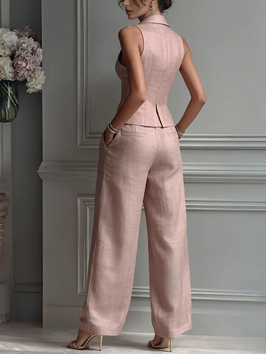 Serena V-Neck Two Piece Set