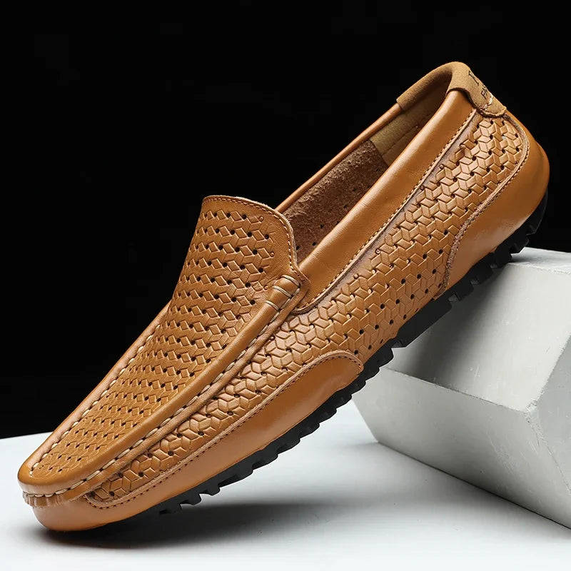 Bellano Woven Driving Loafers