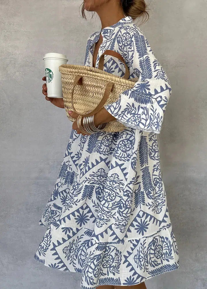 Elira Printed Maxi Dress