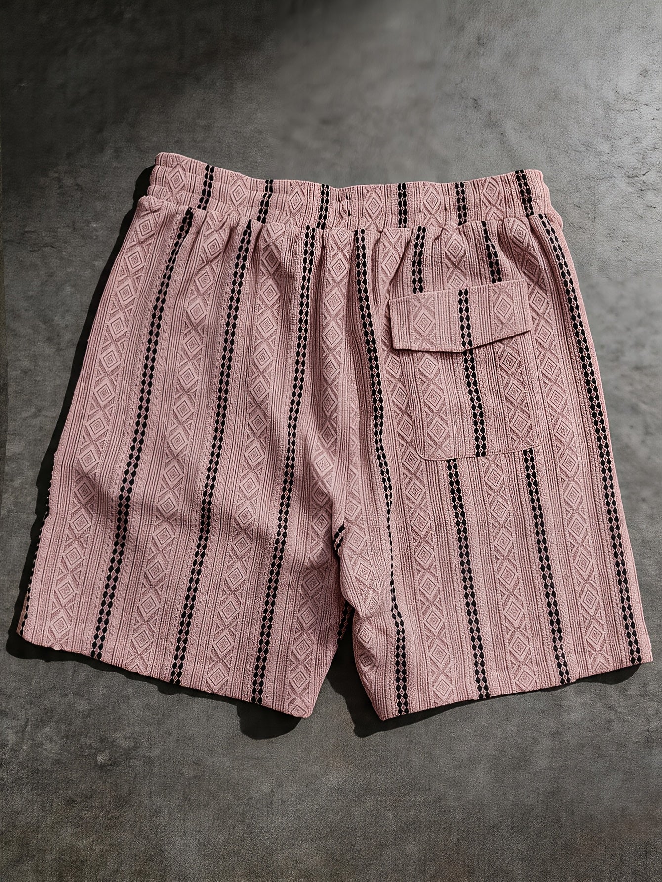Varenzo Short Bermuda Texturé