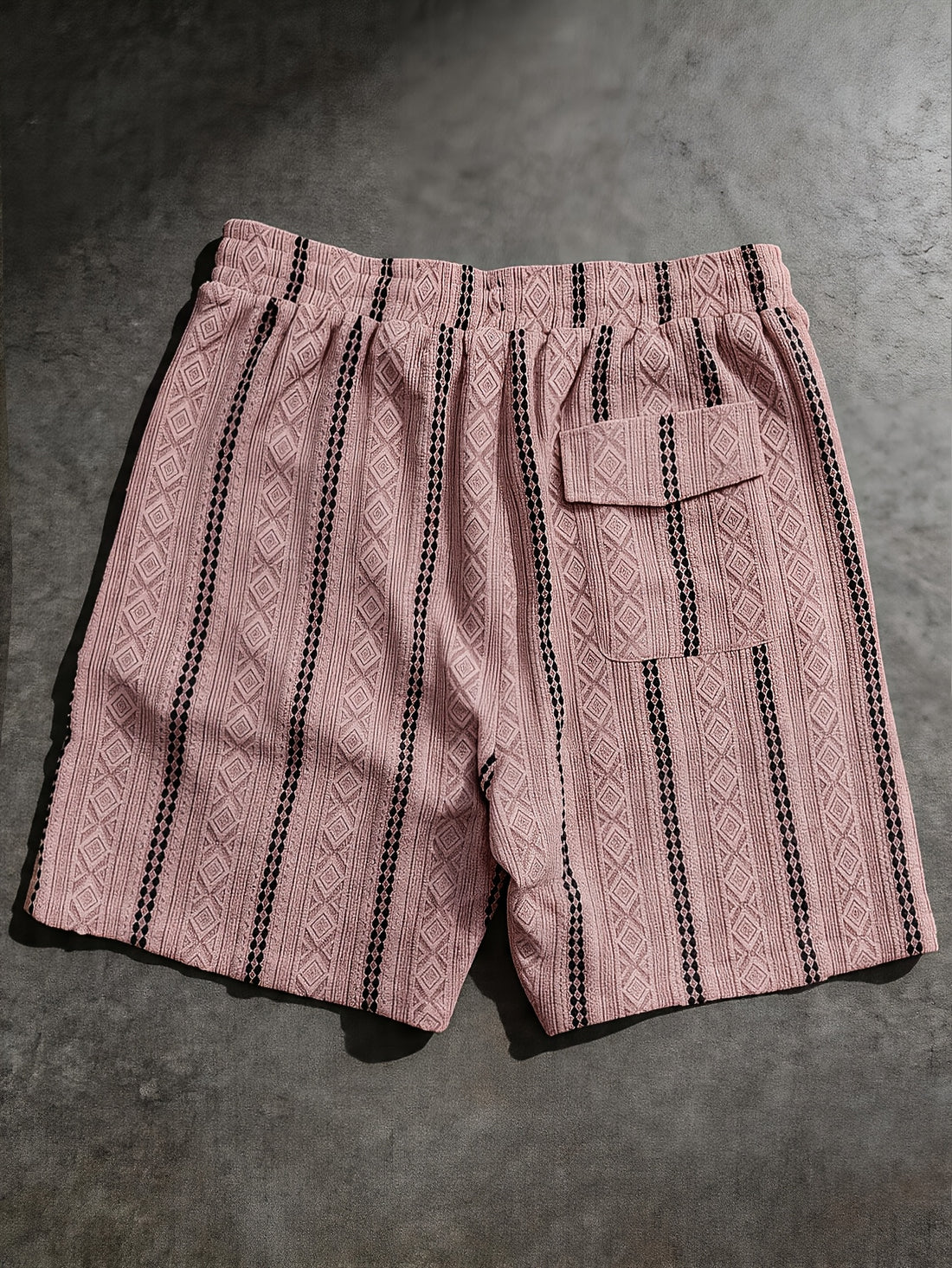 Varenzo Short Bermuda Texturé