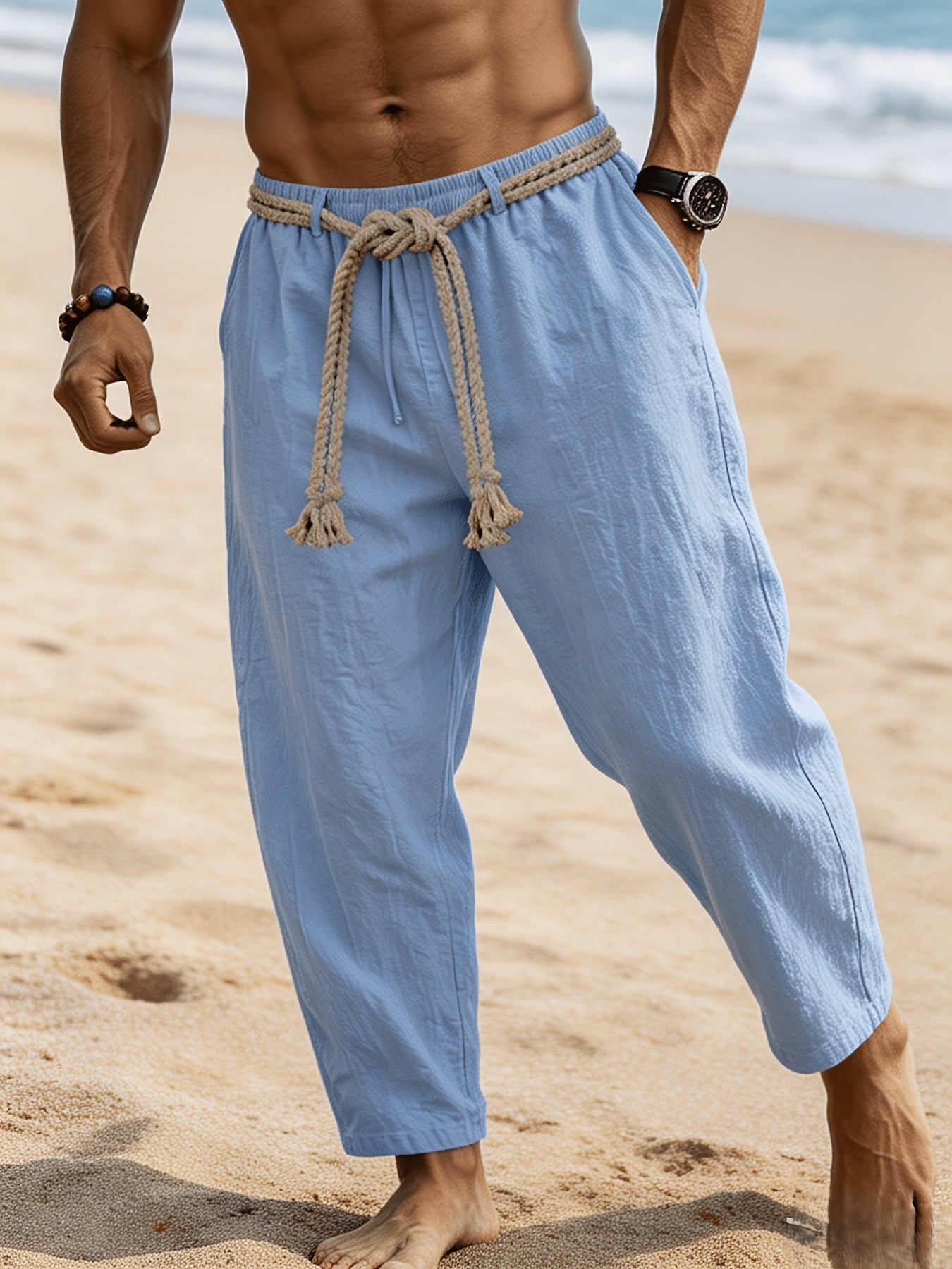 Marvello Pantalon en Lin