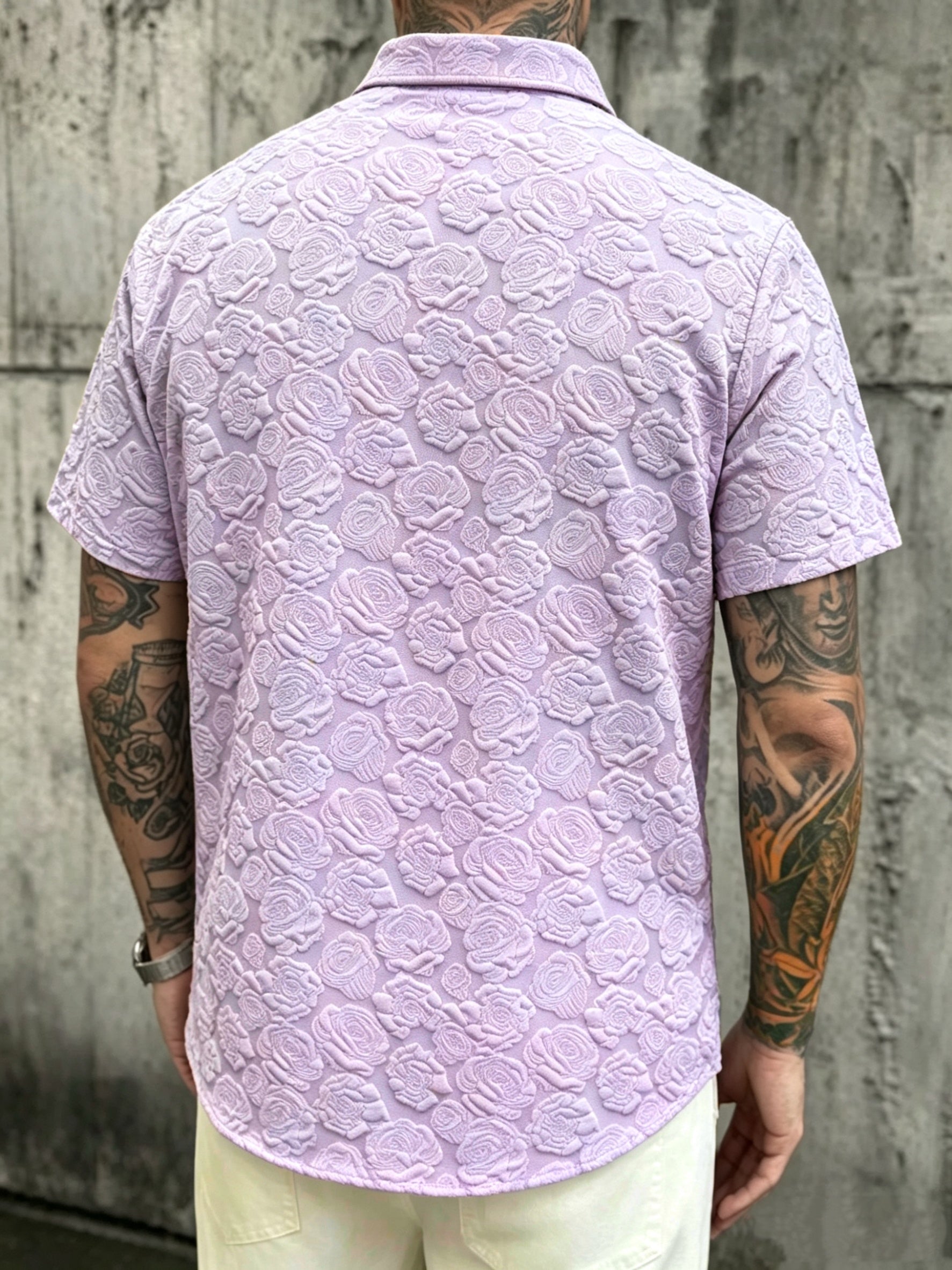 Valfiori Textured Floral Shirt