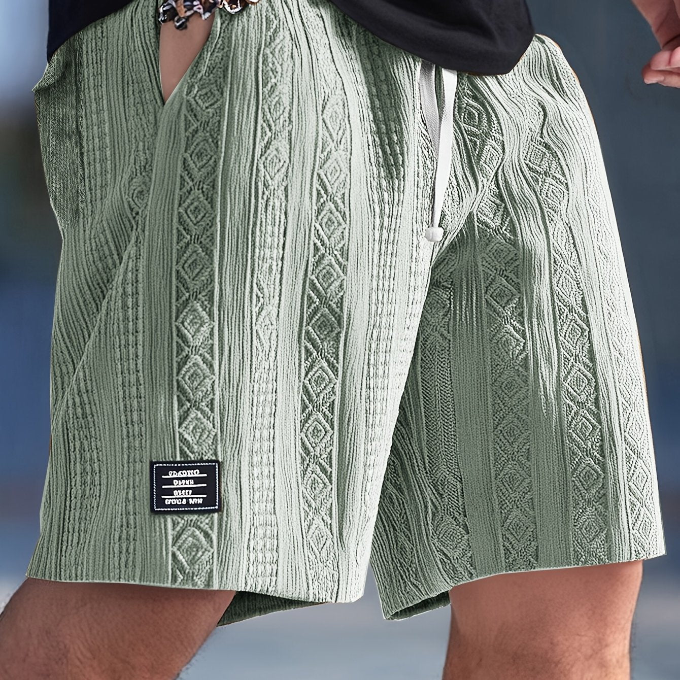 Varenzo Short Bermuda Texturé