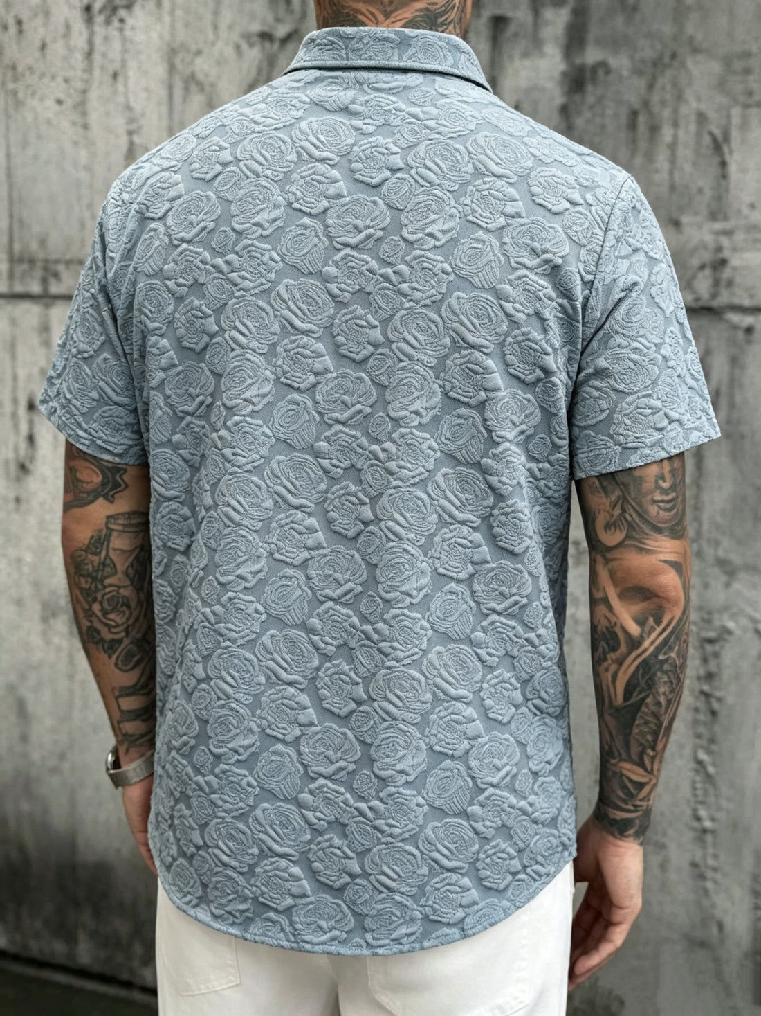Valfiori Textured Floral Shirt