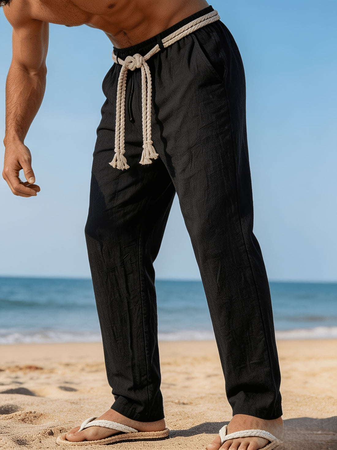 Marvello Pantalon en Lin