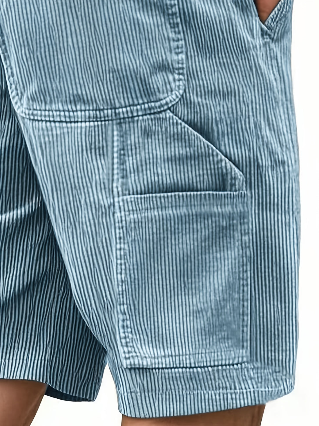Bresano short utilitaire en velours côtelé
