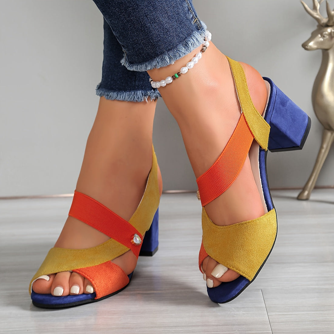 Linda Orthopedic Block Heels