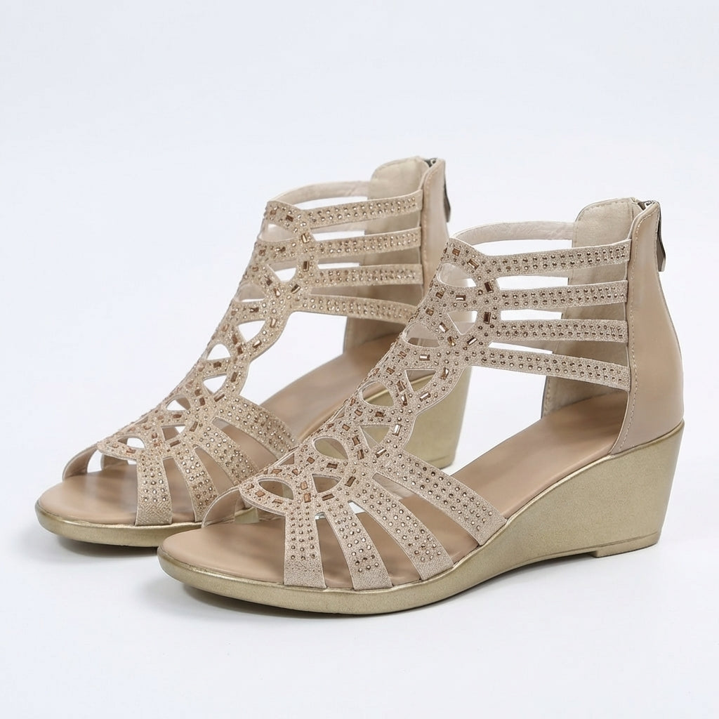 Oliardi Jeanette Orthopedic Wedge Sandals