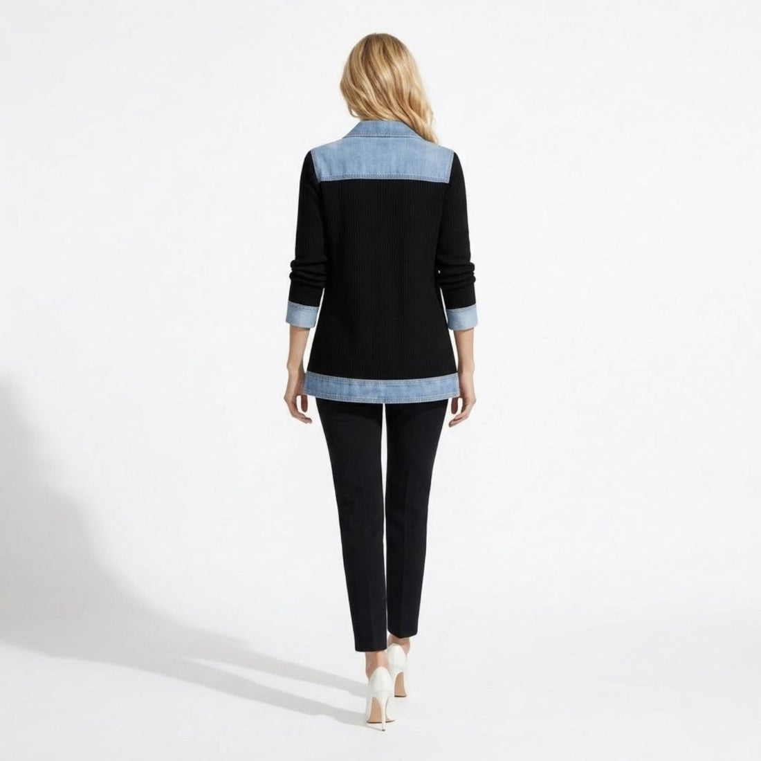 Oliardi Elara Hybrid Knit Cardigan Jacket