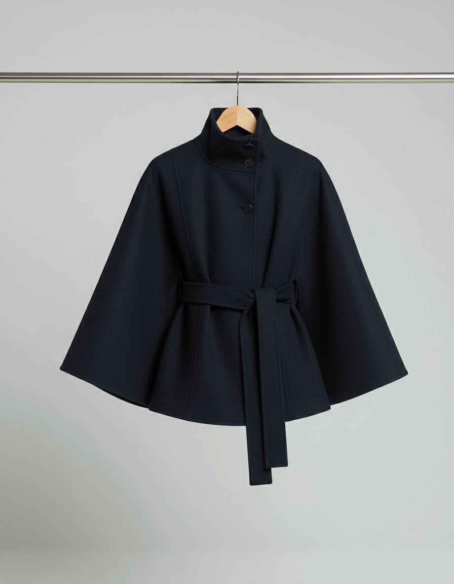 Oliardi Valenza High-Collar Trench Coat